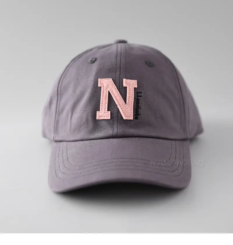 Korean Letter Embroidered Baseball Cap Men Women — feature 11