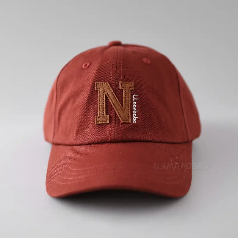 Korean Letter Embroidered Baseball Cap Men Women — feature 7