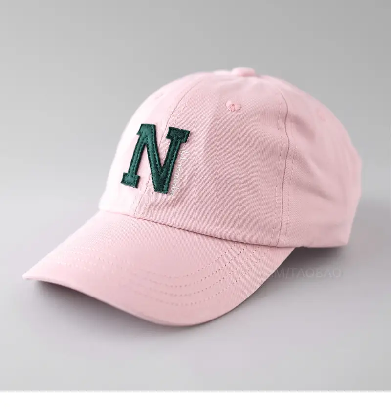Korean Letter Embroidered Baseball Cap Men Women - Image 3