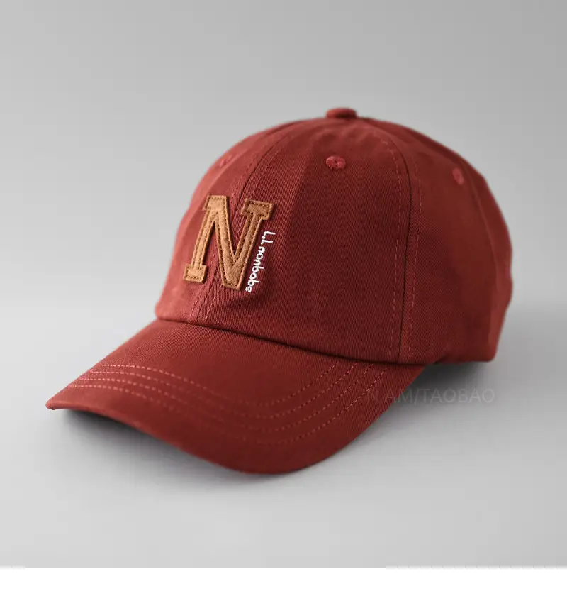 Korean Letter Embroidered Baseball Cap Men Women - Image 6