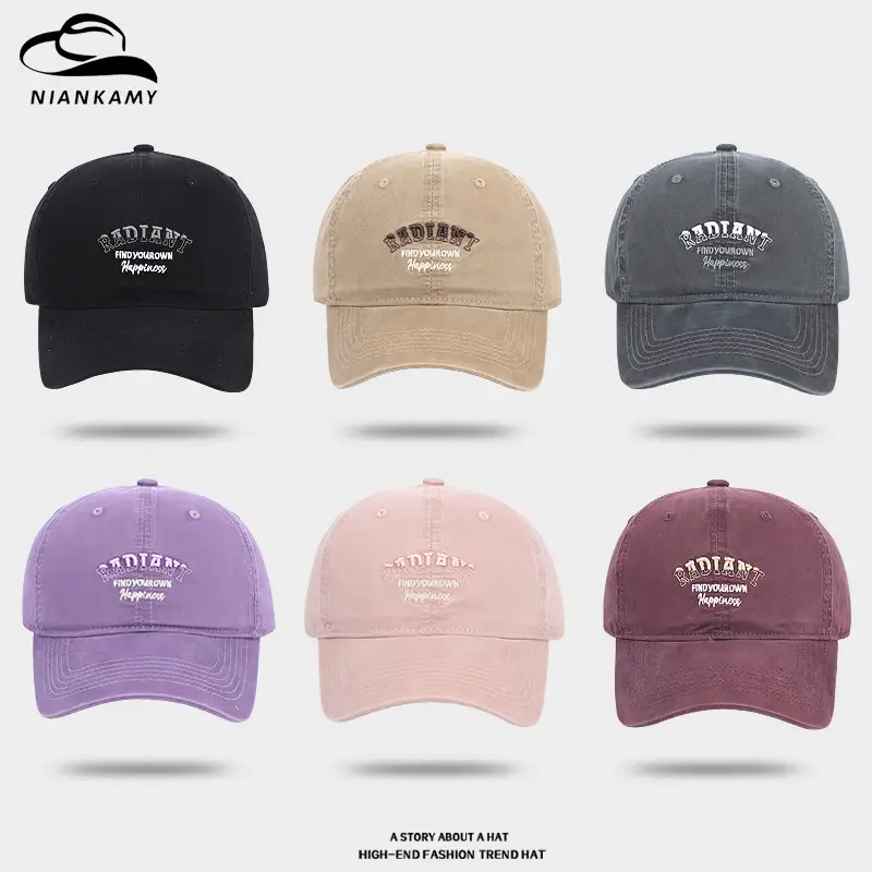 English Embroidered Baseball Cap for Women Men - Image 7