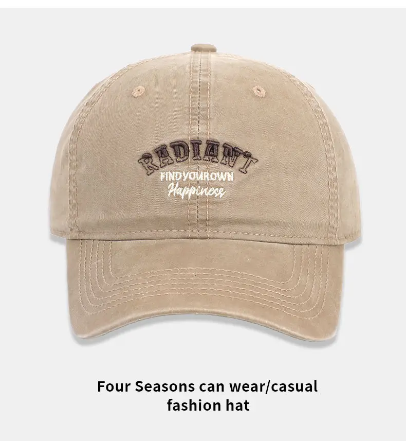 English Embroidered Baseball Cap for Women Men — feature 15