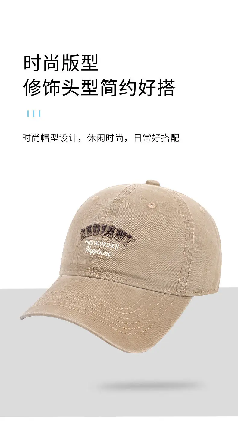 English Embroidered Baseball Cap for Women Men — feature 7