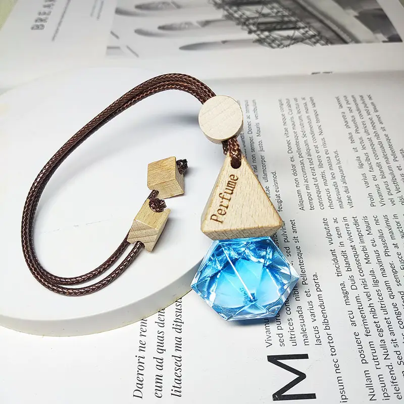 All-Season Hotel Aromatherapy Pendant Car Perfume Zen Tea Fragrance Car Essential Oil Ornaments to Remove Odor Car Perfume Pendant