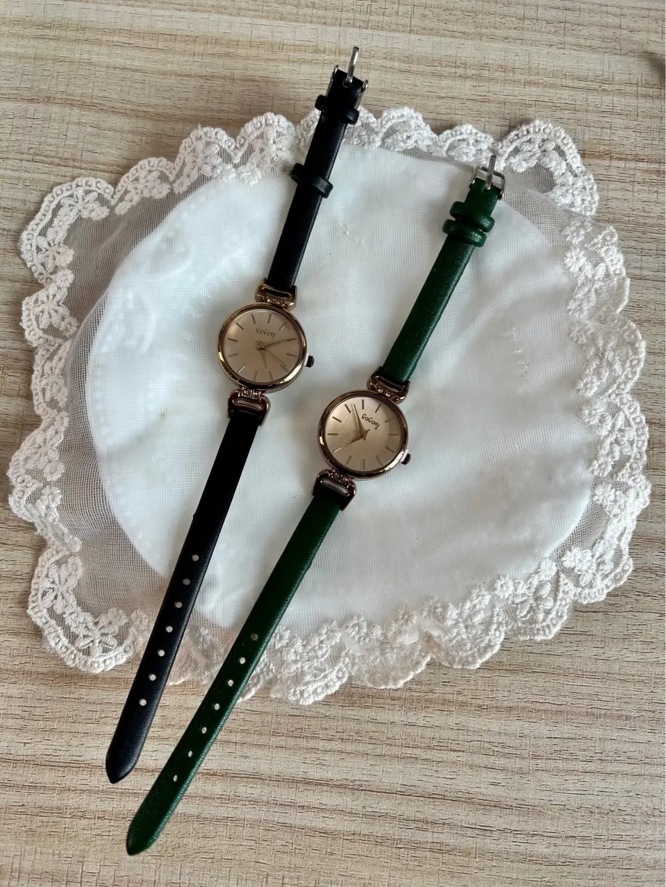 Korean Style Green Quartz Watch for Women — feature 7