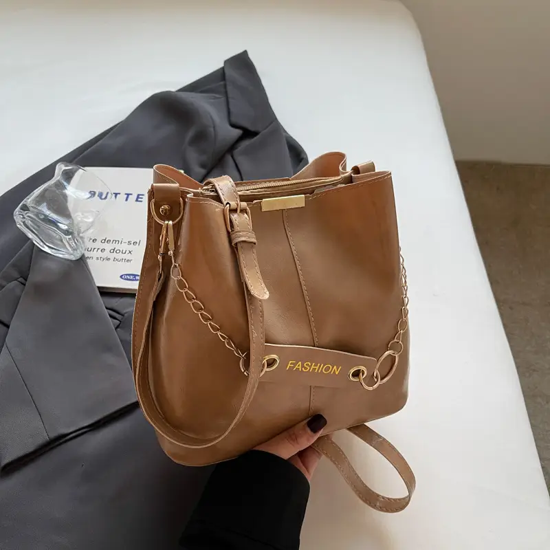 2025 Black Leather Crossbody Bag for Women - Image 2