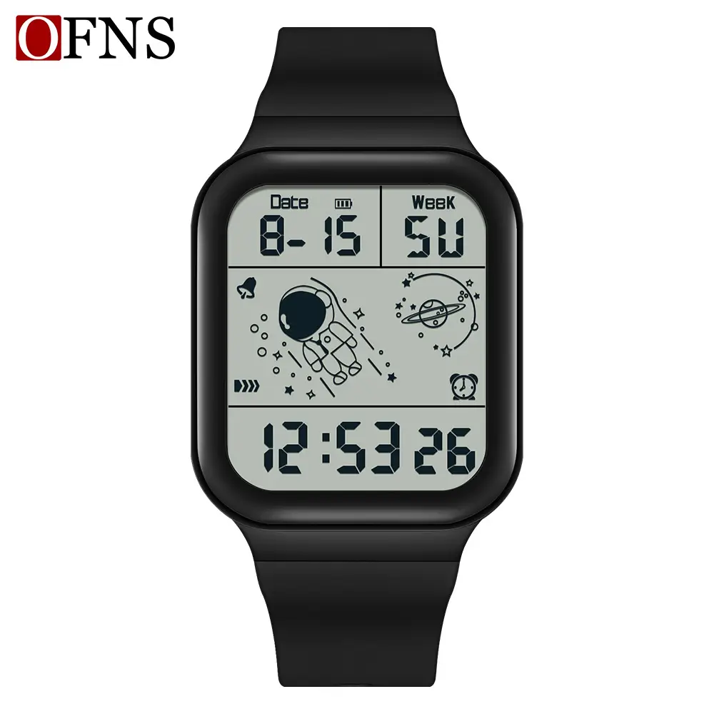 O'FANS Square Spaceman Watch for Kids