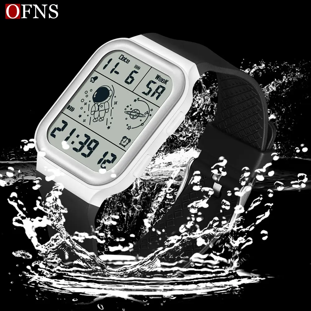 O'FANS Square Spaceman Watch for Kids