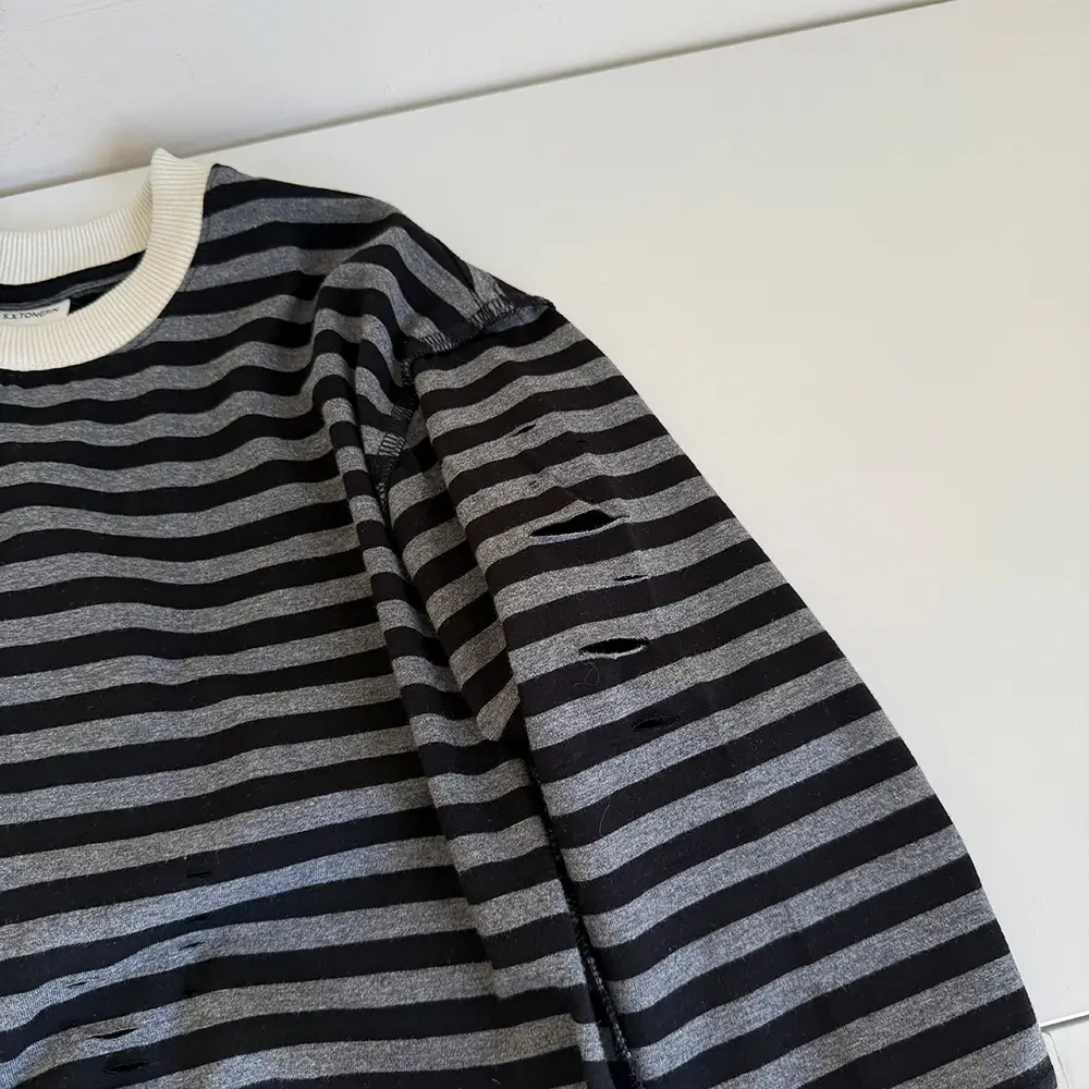 2025 Spring Striped T-Shirt for Boys Retro Loose Fit - Image 4