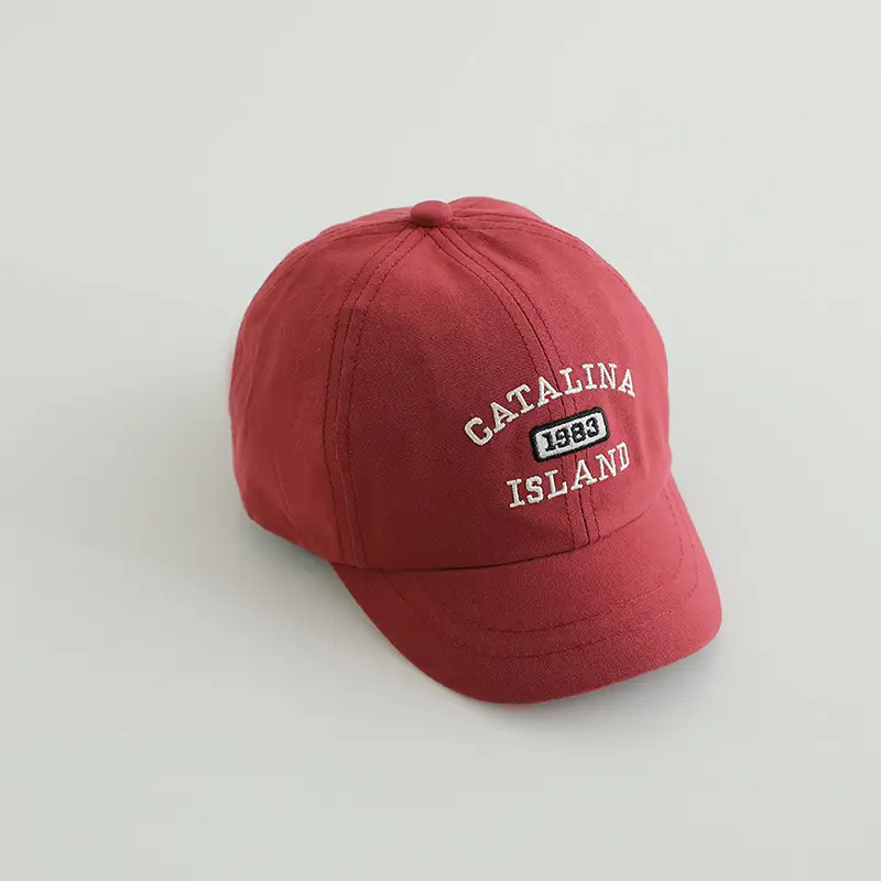 Red Gatalina Island Baseball Cap for Kids - Image 4