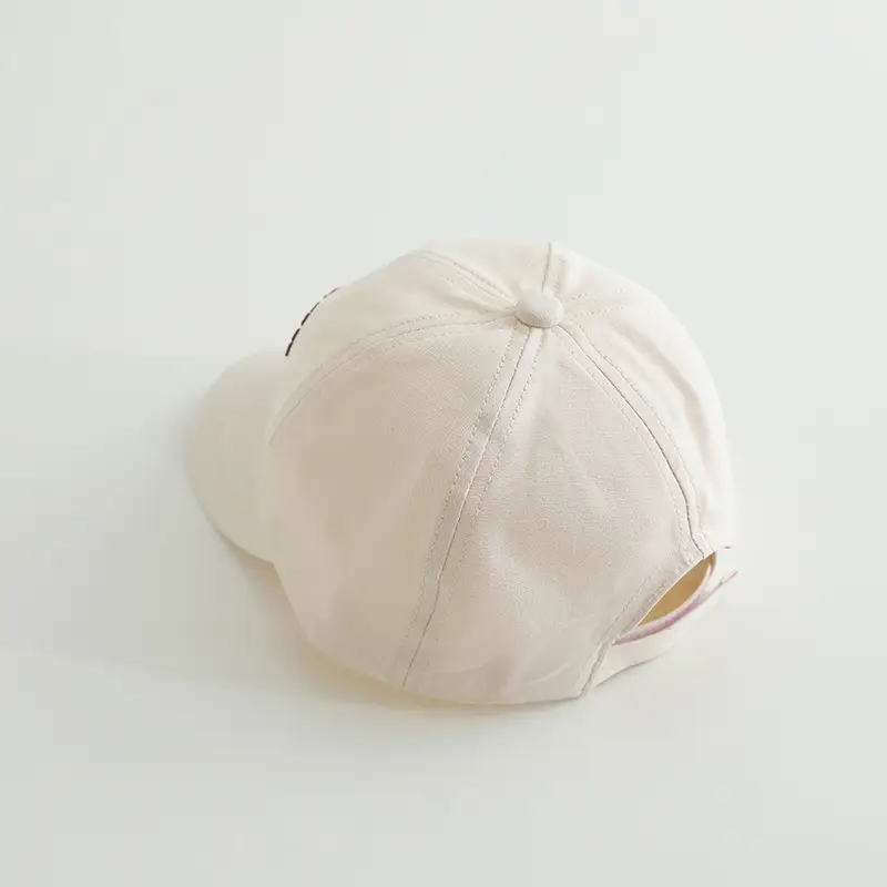 2-5Yr Old Boys Cap White Korean Style Baseball Cap — feature 6