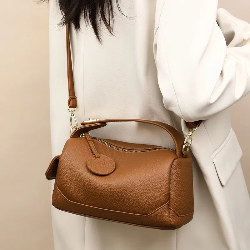 Green Crossbody Bag for Women with Long Strap