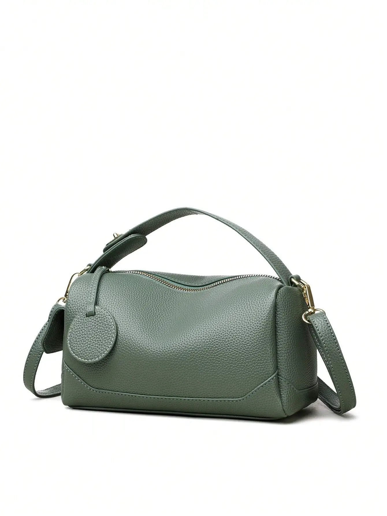Green Crossbody Bag for Women with Long Strap