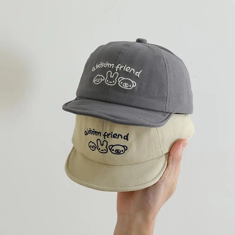 Baby Hat Spring Autumn Korean Letter Soft Bristle Cap - Image 9