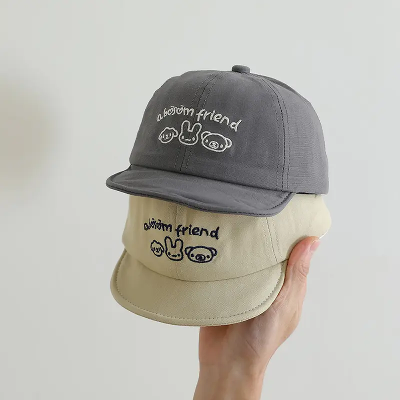 Baby Hat Spring Autumn Korean Letter Soft Bristle Cap — feature 3