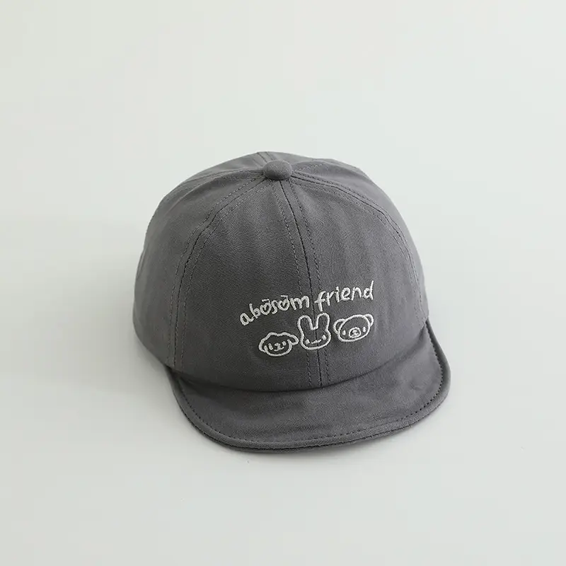 Baby Hat Spring Autumn Korean Letter Soft Bristle Cap - Image 6