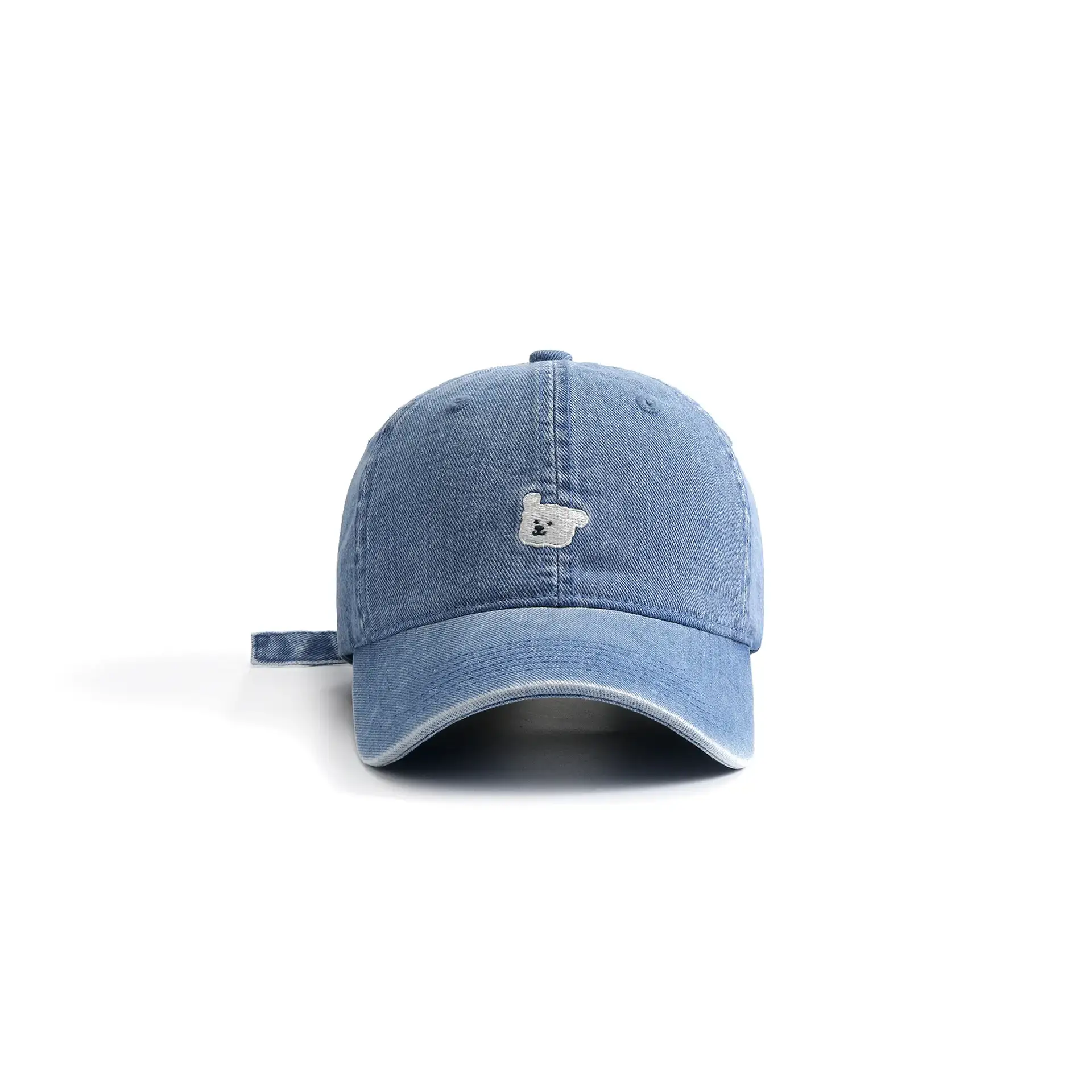 Women Blue Baseball Cap with Cartoon Print - Image 7