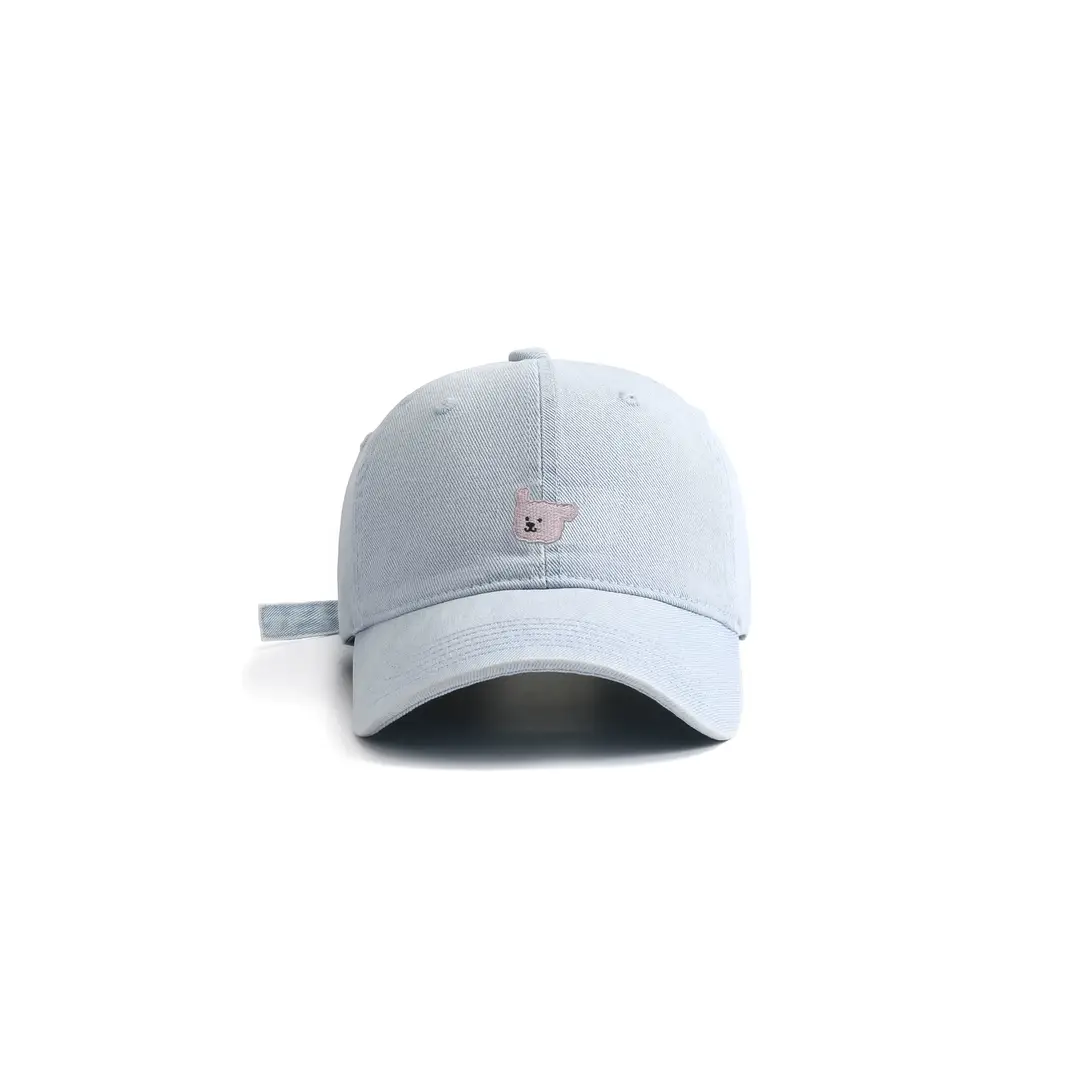 Women Blue Baseball Cap with Cartoon Print — feature 15