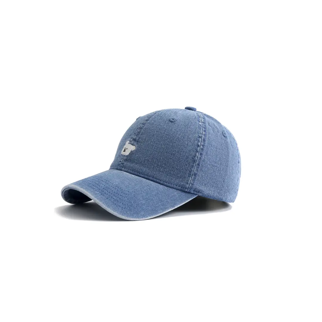 Women Blue Baseball Cap with Cartoon Print — feature 17
