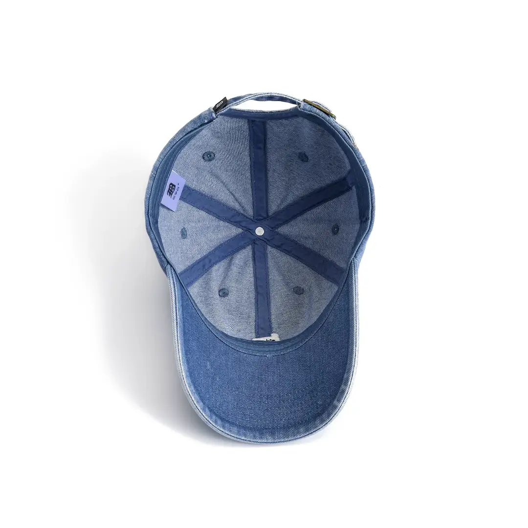 Women Blue Baseball Cap with Cartoon Print — feature 18