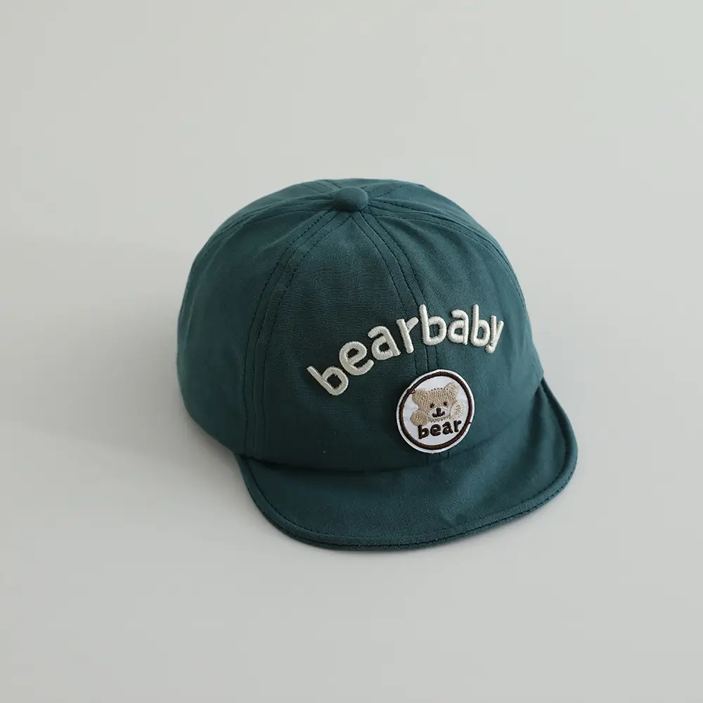 Spring Baseball Cap for Baby Korean Letters Sunscreen