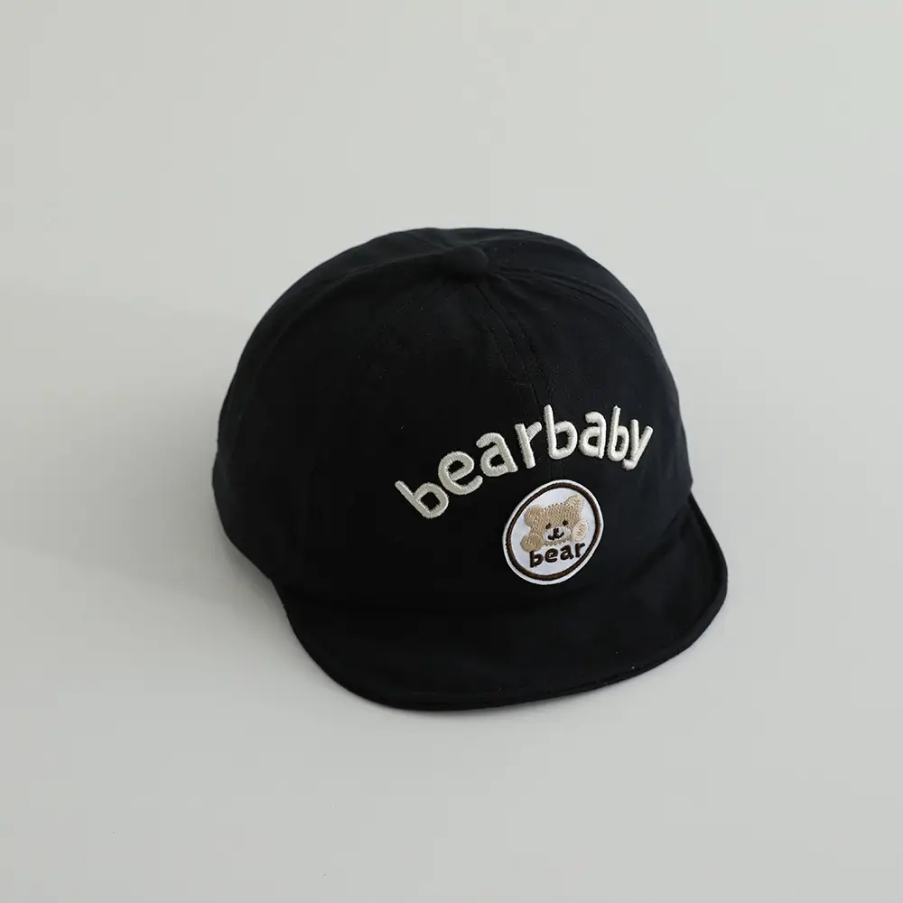 Spring Baseball Cap for Baby Korean Letters Sunscreen