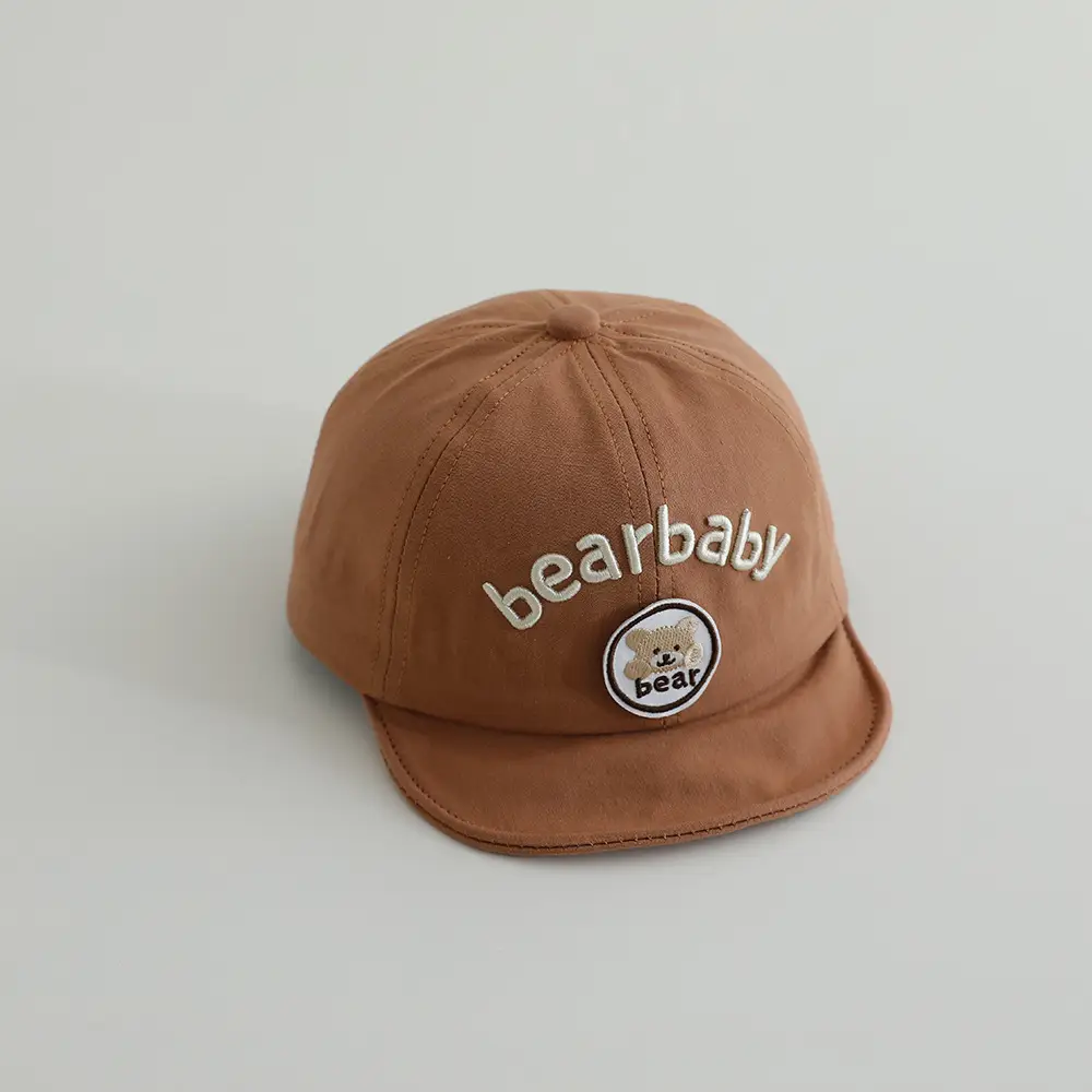 Spring Baseball Cap for Baby Korean Letters Sunscreen
