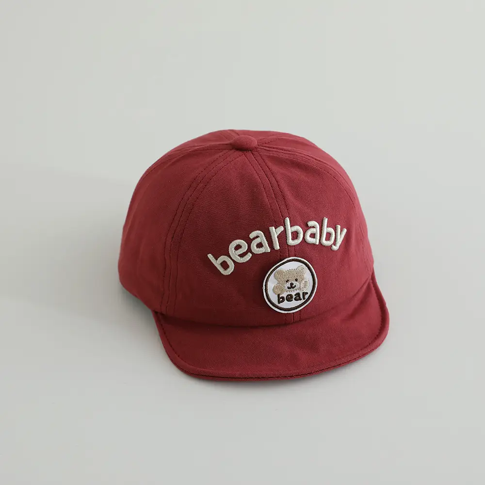 Spring Baseball Cap for Baby Korean Letters Sunscreen