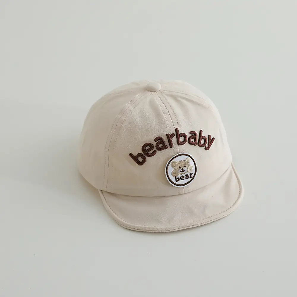 Spring Baseball Cap for Baby Korean Letters Sunscreen