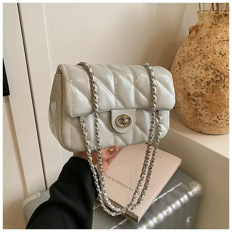 Black Quilted Chain Crossbody Bag for Women 2026 — feature 41