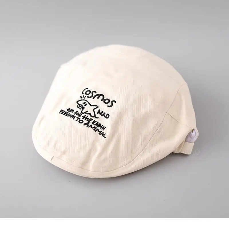 Women Pink Shark Embroidered Cap Spring Summer - Image 11