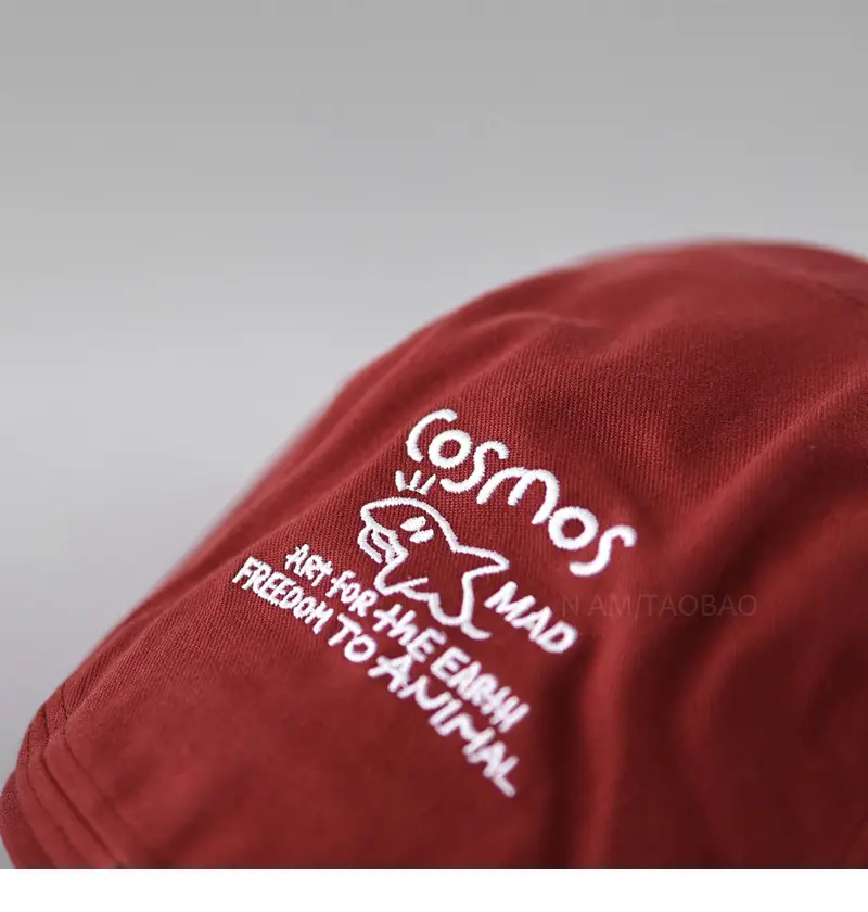 Women Pink Shark Embroidered Cap Spring Summer — feature 11