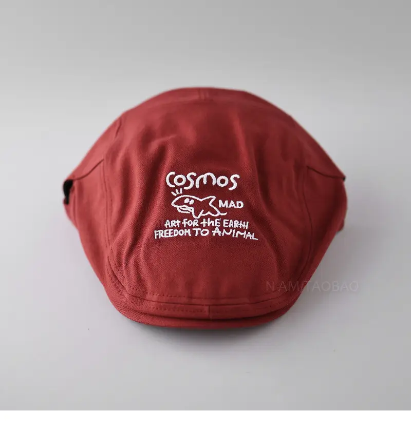 Women Pink Shark Embroidered Cap Spring Summer — feature 8