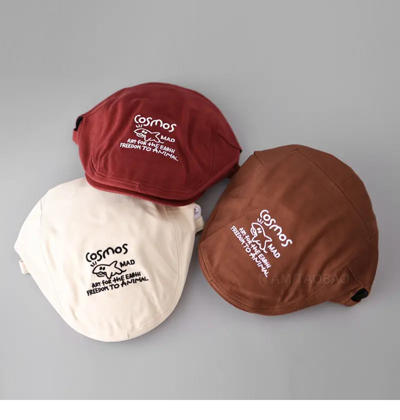 Women Pink Shark Embroidered Cap Spring Summer — feature 9
