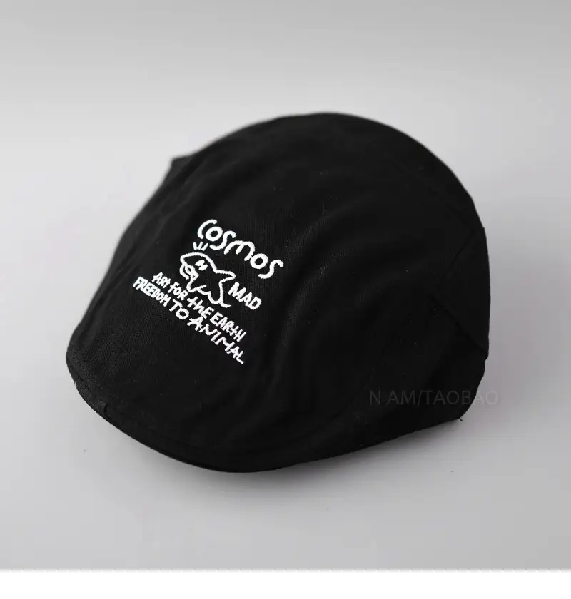 Women Pink Shark Embroidered Cap Spring Summer - Image 2