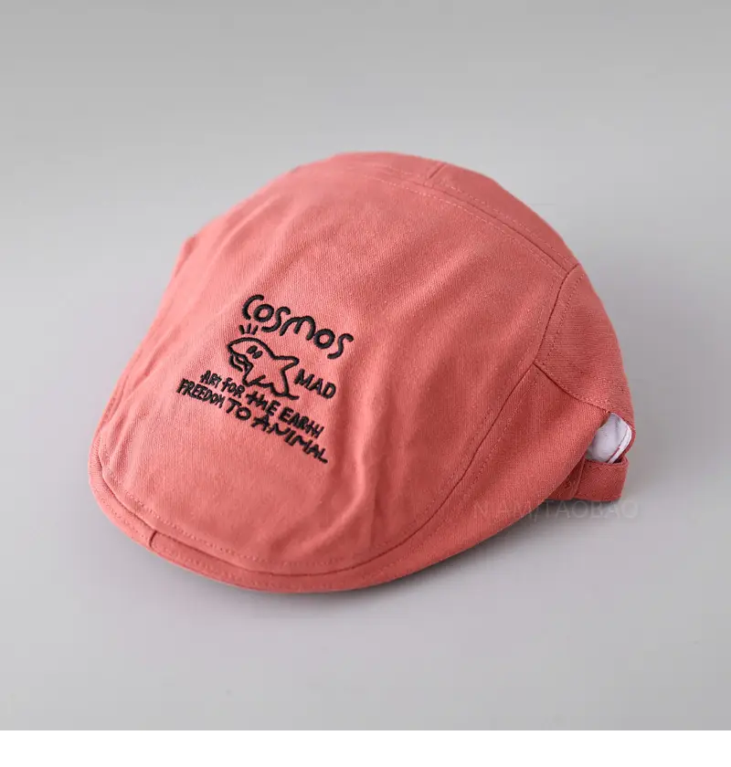 Women Pink Shark Embroidered Cap Spring Summer - Image 6