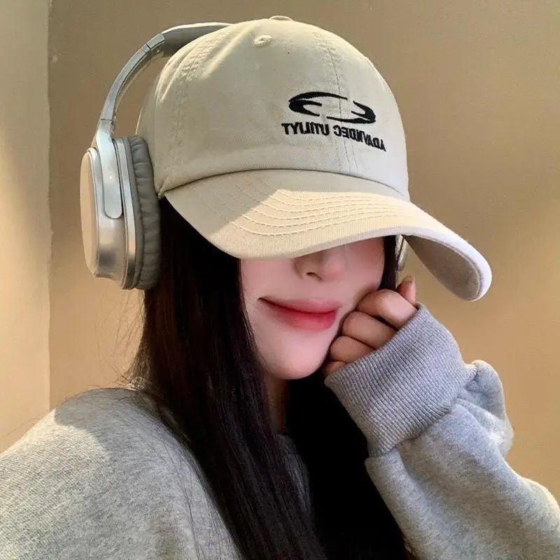 Women's Korean Style Baseball Cap with Wide Brim - Image 8