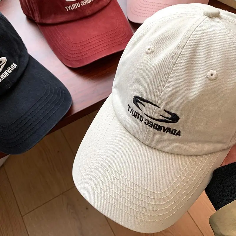 Women's Korean Style Baseball Cap with Wide Brim - Image 9