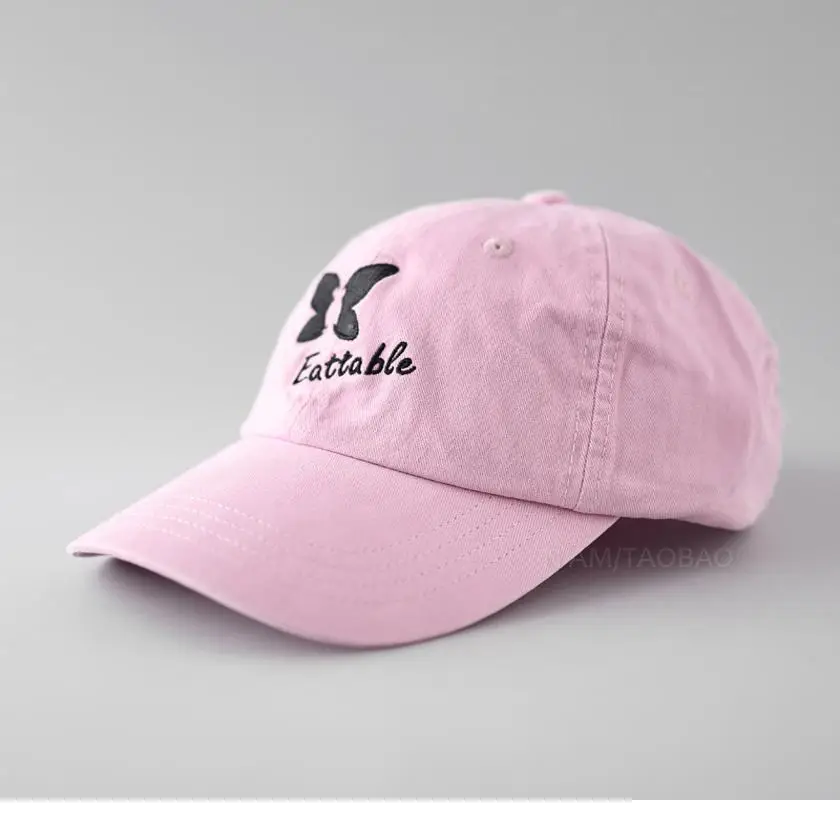 Pink Embroidered Baseball Cap for Men Women - Image 8