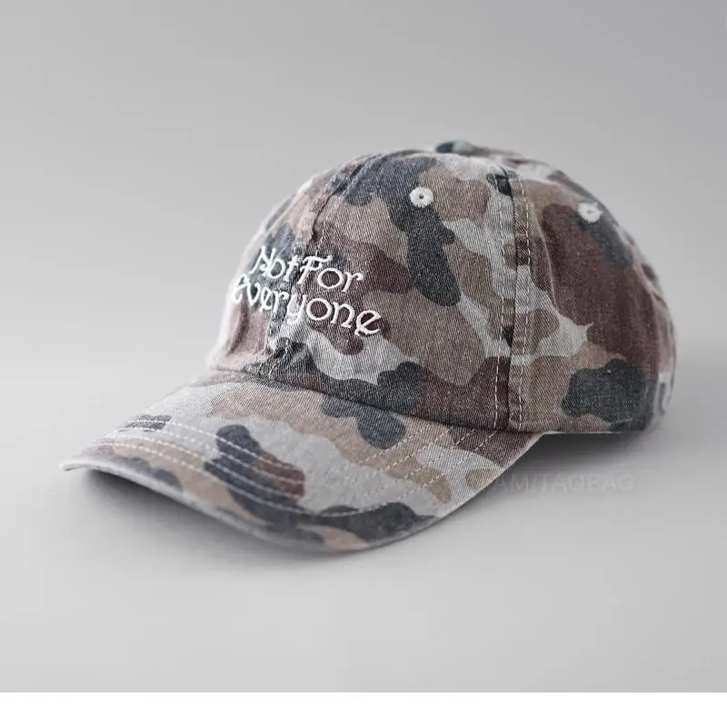 Camouflage Baseball Cap Pink Grey Women Men Casual All Season - Image 6