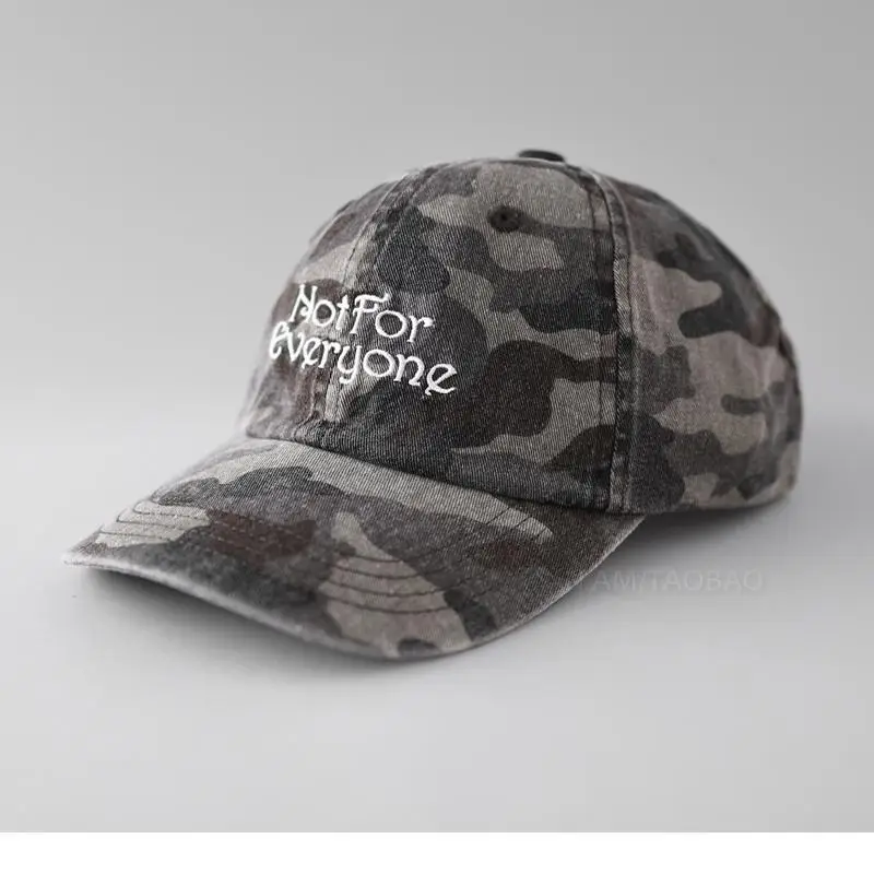 Camouflage Baseball Cap Pink Grey Women Men Casual All Season - Image 8