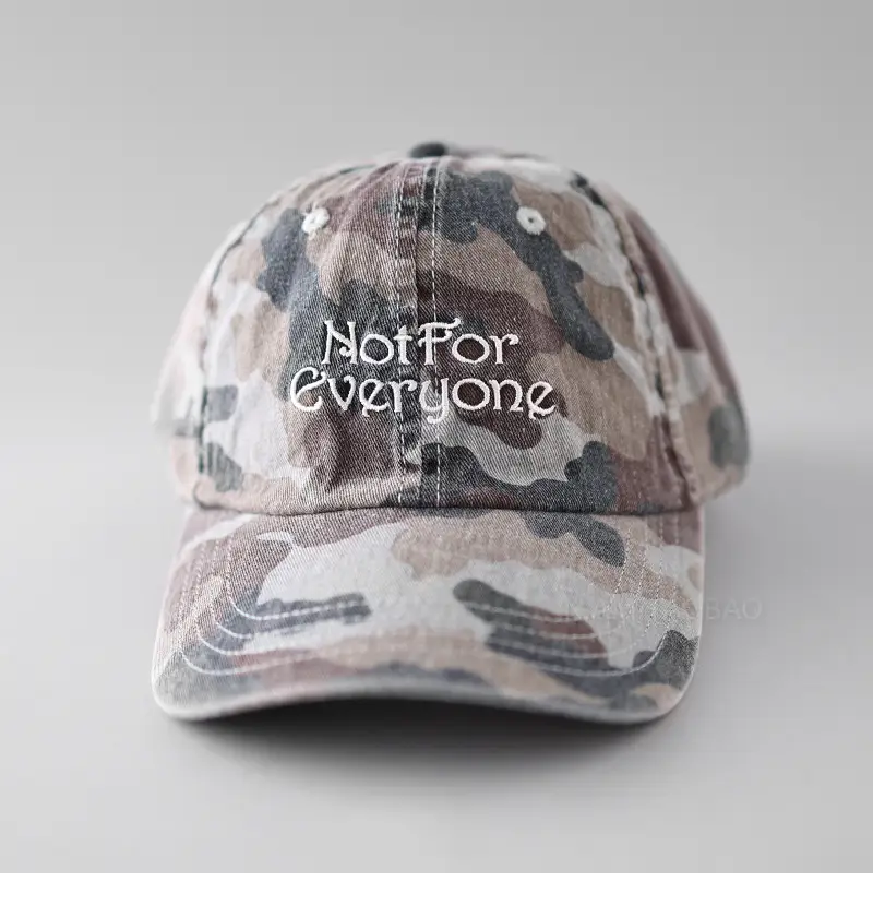 Camouflage Baseball Cap Pink Grey Women Men Casual All Season — feature 5