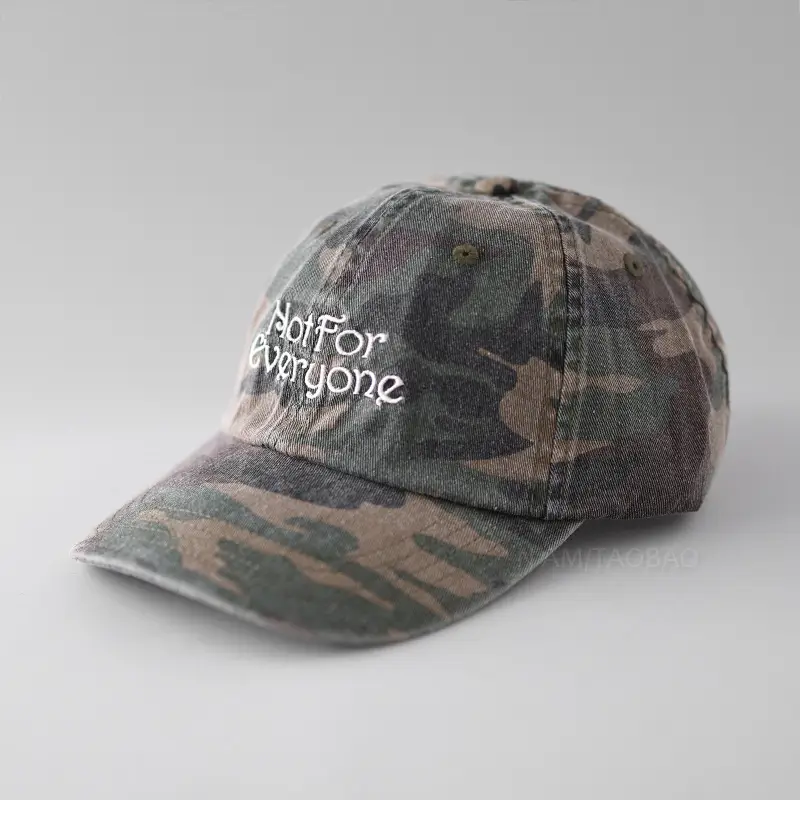 Camouflage Baseball Cap Pink Grey Women Men Casual All Season - Image 3
