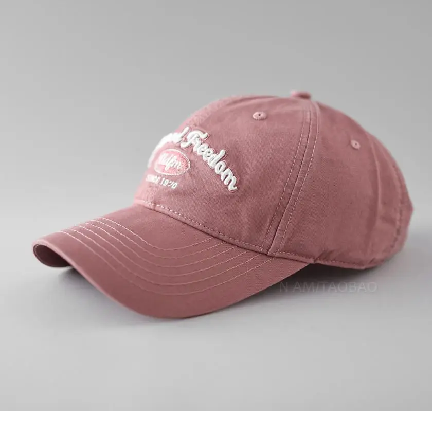 Women's Grey Letter Embroidered Cap Spring Summer - Image 10
