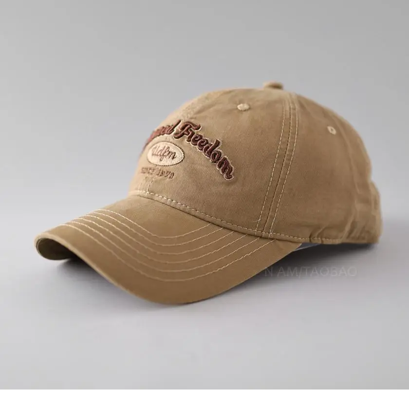 Women's Grey Letter Embroidered Cap Spring Summer - Image 12
