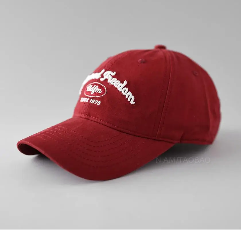 Women's Grey Letter Embroidered Cap Spring Summer - Image 13