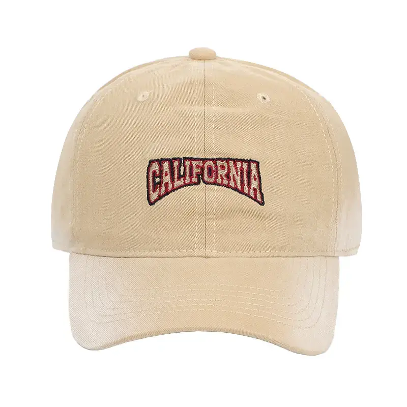 California Embroidered Khaki Baseball Cap for Men - Image 10