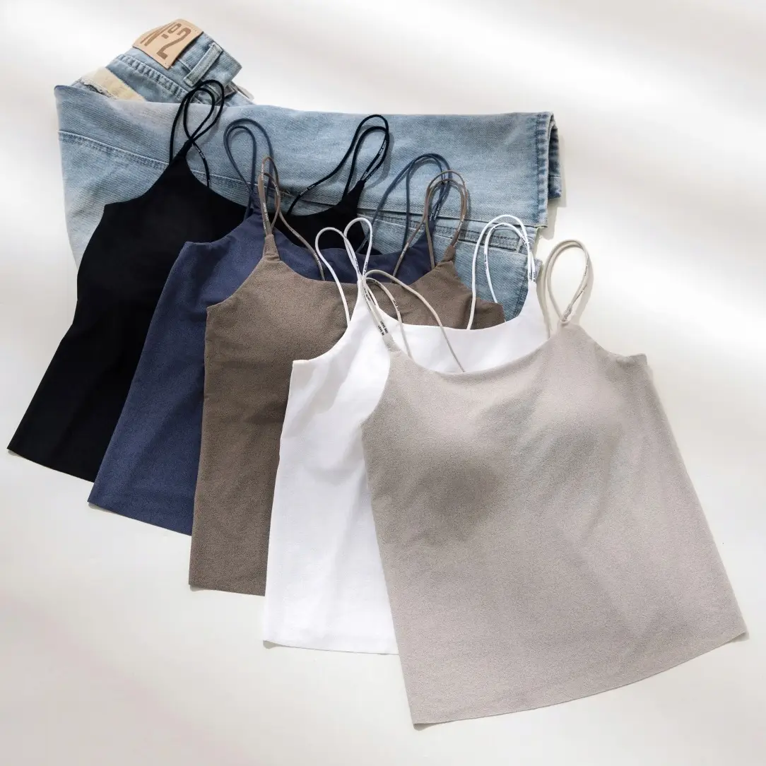 2025 New Thin Shoulder Strap Vest Bra Two-in-One - Image 7