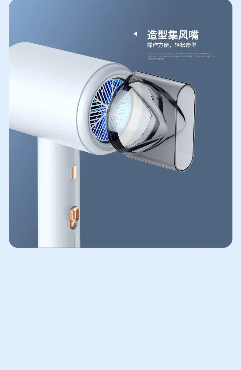3D Blue Light Hair Dryer Home Salon High Power Hammer — feature 29