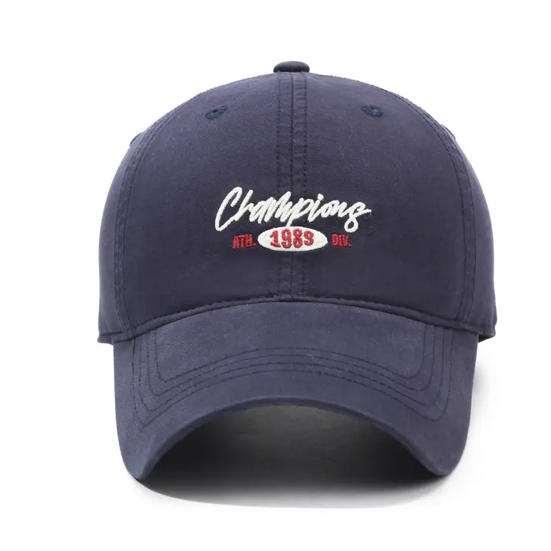 Men's Black Embroidered Baseball Cap with "Charming 90s" Design - Image 11